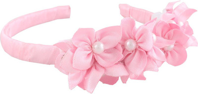 

Aarushi creations pink flower and peals Head Band, Hair Band(Pink)