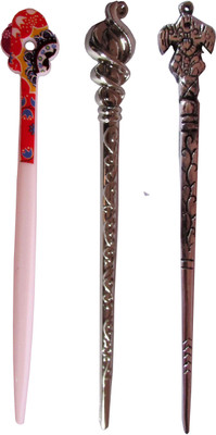 

Berina Hair Combo of Multi Color Juda Sticks Bun Stick(Multicolor)