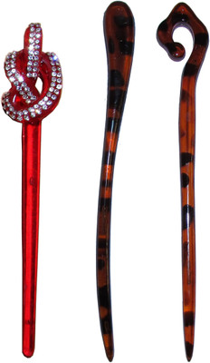 

Toni&Guy Combo of Multi Color Juda Sticks Bun Stick(Multicolor)