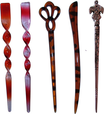 

Fully Unique Combo of Multi Color Juda Sticks Bun Stick(Multicolor)
