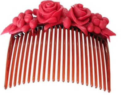 

Advance Hotline unique indian craft Hair Combpin/Multicolor Proceline Dough Hairpin comb / Girls Hair Accessories /Fashionable Indo Western Wedding Bridal Party Wear Hair Clip for kids /girls/women.Juda Accessories and Hair Decoration by unique indian cra