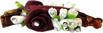 

Advance Hotline Handmade Artificial Jewellery Proceline Dough Work Banana Hair Clip /Proceline Dough / hair accesoseries /hair pins/wings /for women /girls by unique indian craft Banana Clip(Multicolor)