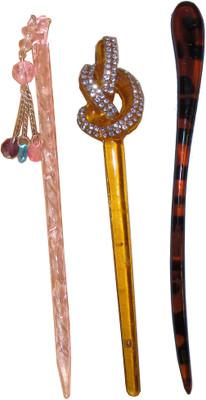 

Berina Hair Combo of Multi Color Juda Sticks Bun Stick(Multicolor)