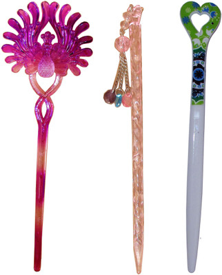 

Schwarzkopf Combo of Multi Color Juda Sticks Bun Stick(Multicolor)