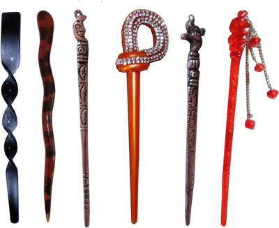 

Hero Combo of Multi Color Juda Sticks Bun Stick(Multicolor)
