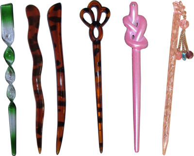 

uio Combo of Multi Color Juda Sticks Bun Stick(Multicolor)