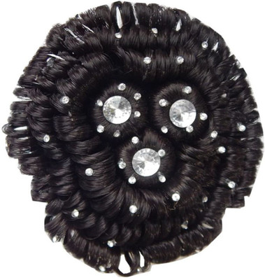 

Tahiro Black Party Studded Juda Hair Extension