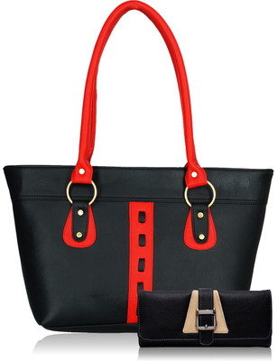 

Fristo Shoulder Bag(Black, Red)