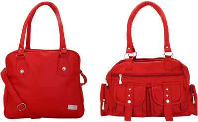 

Lady bar Shoulder Bag(Pink, Red)