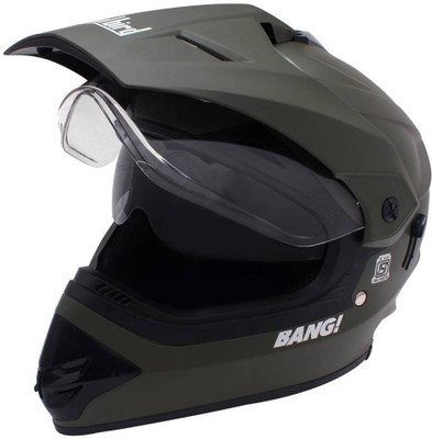 Steelbird Sb-42 Bang Matt Motorbike Helmet(H.Grey)