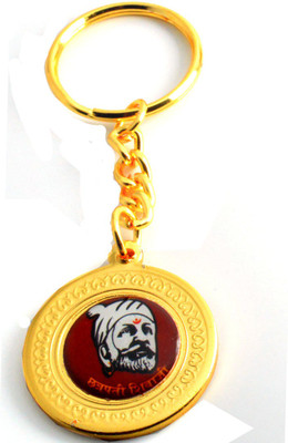 

Faynci Printed Chatrapati Shivaji Maharaj Design with Rajmudra Key Ring Key Chain Key Chain