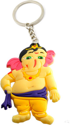 

Faynci Ganpati Bappa Morya Silicone Key Chain Key Chain