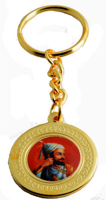 

Faynci Honor and Proud of every Indian Raje Shivaji Maharaj with Rajmudra Key Chain for Gifting Key Chain
