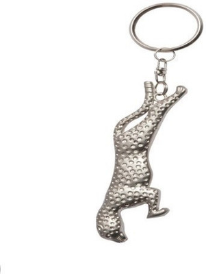 

Universal Dotted Chittah (Jaguar) Metal Keychain - Silver Key Chain