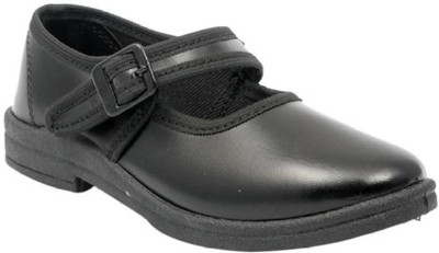 

Lakhani Vardaan Girls Strap Formal Boots(Black