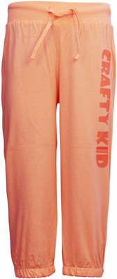 

Kothari Capri For Girls Casual Solid Cotton(Orange Pack of 1