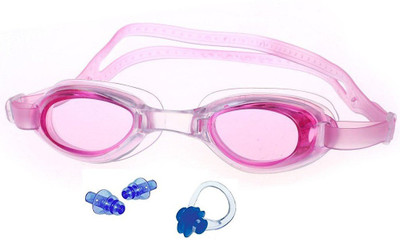 

PEANA PINK COLOR GOGGLES WITH EAR & NOSE PLUG Swimming Kit