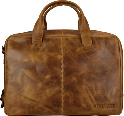 

FINELAER 15 inch Laptop Messenger Bag(Brown)