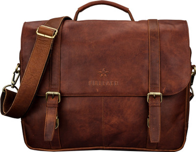 

FINELAER 15.6 inch Laptop Messenger Bag(Brown)