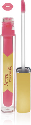 

Seven 7 seas cosmetics makeup 24 h long lasting love matte liquid lipstick kiss proff non transfer color(pink, 8 ml)