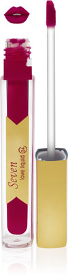 

Seven 7 seas cosmetics makeup 24 h long lasting love matte liquid lipstick kiss proff non transfer color(d purple, 8 ml)