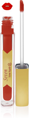 

Seven 7 seas cosmetics makeup 24 h long lasting love matte liquid lipstick kiss proff non transfer color(orange, 8 ml)
