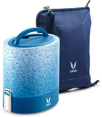 Vaya Tyffyn 1000 ml Dew Copper-finished Stainless Steel Tiffin Box with Bagmat - (One 400 ml + Two 300 ml Containers) - 3 Containers Lunch Box(1000 ml) Vaya Tyffyn 1000 ml Dew Copper-finished Stainless Steel Tiffin Box with Bagmat - (One 400 ml + Two 300 ml Containers) - 3 Containers Lunch Box(1000 ml)