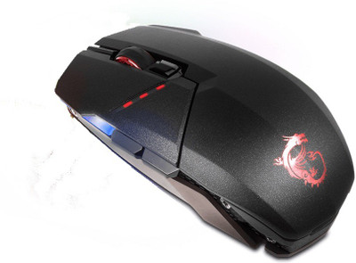 

MSI Gaming Wired/Wireless USB RGB Adjustable DPI Programmable Gaming Grade Optical Mouse (Clutch GM70 GAMING MOUSE) Wireless Optical Gaming Mouse(2.4GHz Wireless, Black)