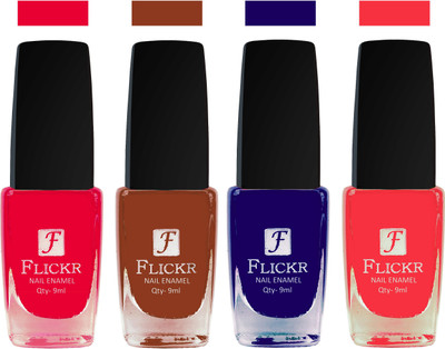 

Flickr EXTRA SHINE and SPEED DRY Nail Polish Sweet Pink,Brown,Blue,Baby Pink(Pack of 4)