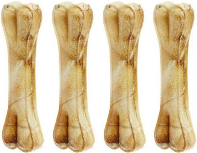

Foodie Puppies Pressed Dog Bone 10 inches - Pack of 4 bones Chicken Dog Chew(1800 g, Pack of 4)