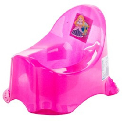 

Keeeper Transparent potty with glitter Little Princess Potty Seat(Pink)