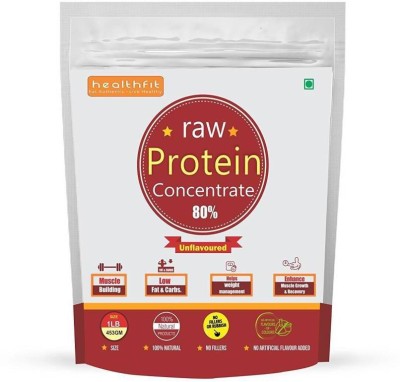 

HealthFit 80% Concentrate Raw Whey Protein(1 lb, Unflavored)