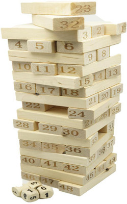 

Ratnas WOODEN TOWER NUMBER(54 Pieces)