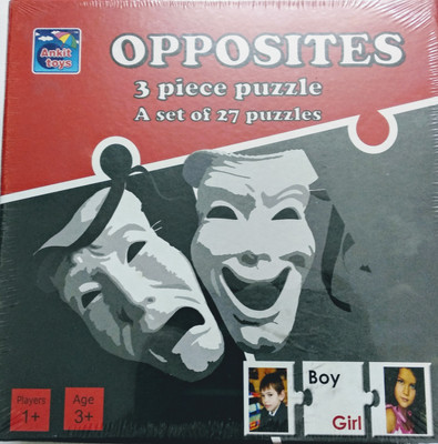 

ANKIT OPPOSITES 3 PIECE PUZZLE FOR 3+ CHILDREN(81 Pieces)