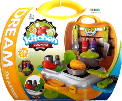 

Mohaak Gallery Kitchen Cooking Set In Attractive Suitcase Packaging (Includes 26 Pieces )