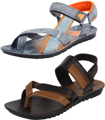 

SHOEFLY Men Multicolor Sandals