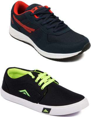 

Asian Men Casual & Running Shoes Combo Pack of 2 Casuals For Men(Multicolor