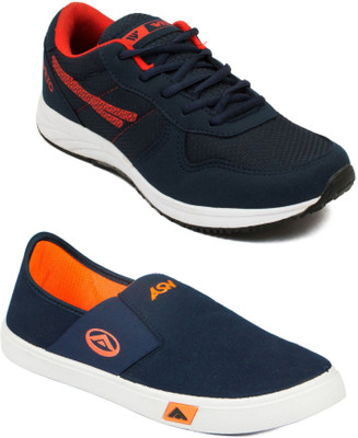 

Asian Men Casual & Running Shoes Combo Pack of 2 Casuals For Men(Multicolor