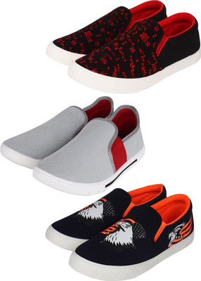 

World Wear Footwear Multicolor-Combo-(3)-462-384-472 Casuals For Men(Multicolor