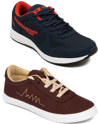 

Asian Men Casual & Running Shoes Combo Pack of 2 Casuals For Men(Multicolor