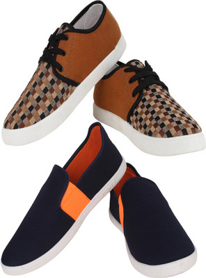 

World Wear Footwear Multicolor-Combo-(2)-693-383 Casuals For Men(Multicolor