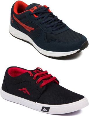 

Asian Men Casual & Running Shoes Combo Pack of 2 Casuals For Men(Multicolor