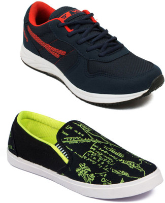 

Asian Men Casual & Running Shoes Combo Pack of 2 Casuals For Men(Multicolor