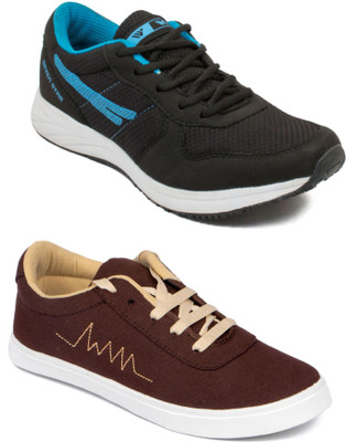 

Asian Men Casual & Running Shoes Combo Pack of 2 Casuals For Men(Multicolor