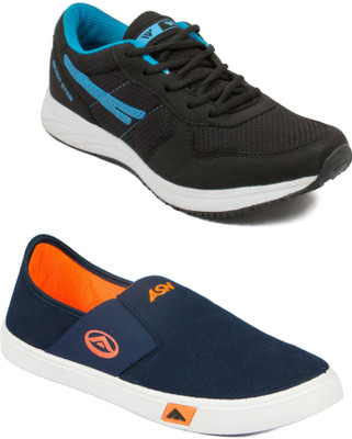 

Asian Men Casual & Running Shoes Combo Pack of 2 Casuals For Men(Multicolor