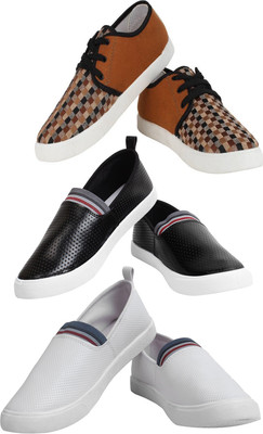 

Camfoot Multicolor-Combo-(3)-693-700-717 Casuals For Men(Multicolor