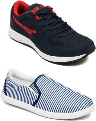 

Asian Men Casual & Running Shoes Combo Pack of 2 Casuals For Men(Multicolor