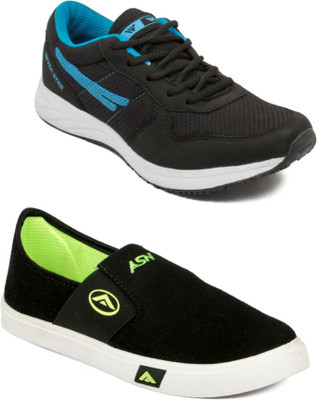 

Asian Men Casual & Running Shoes Combo Pack of 2 Casuals For Men(Multicolor