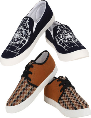 

SHOEFLY Multicolor-Combo-(2)-461-693 Casuals For Men(Multicolor