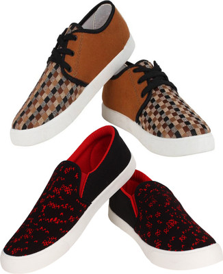 

SHOEFLY Multicolor-Combo-(2)-693-462 Casuals For Men(Multicolor